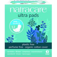 Natracare Organic Cotton Ultra Pads with Wings Super